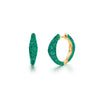 EMERALD BAHIA HOOP EARRINGS