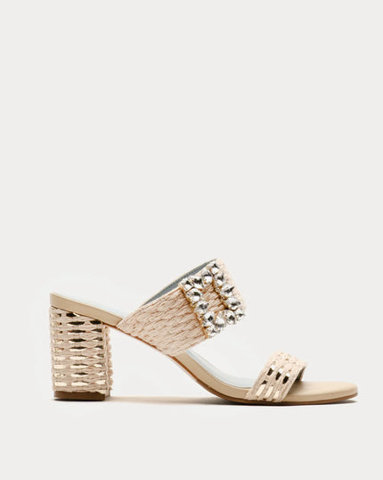BETTY RAFFIA HEEL