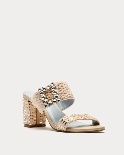 BETTY RAFFIA HEEL