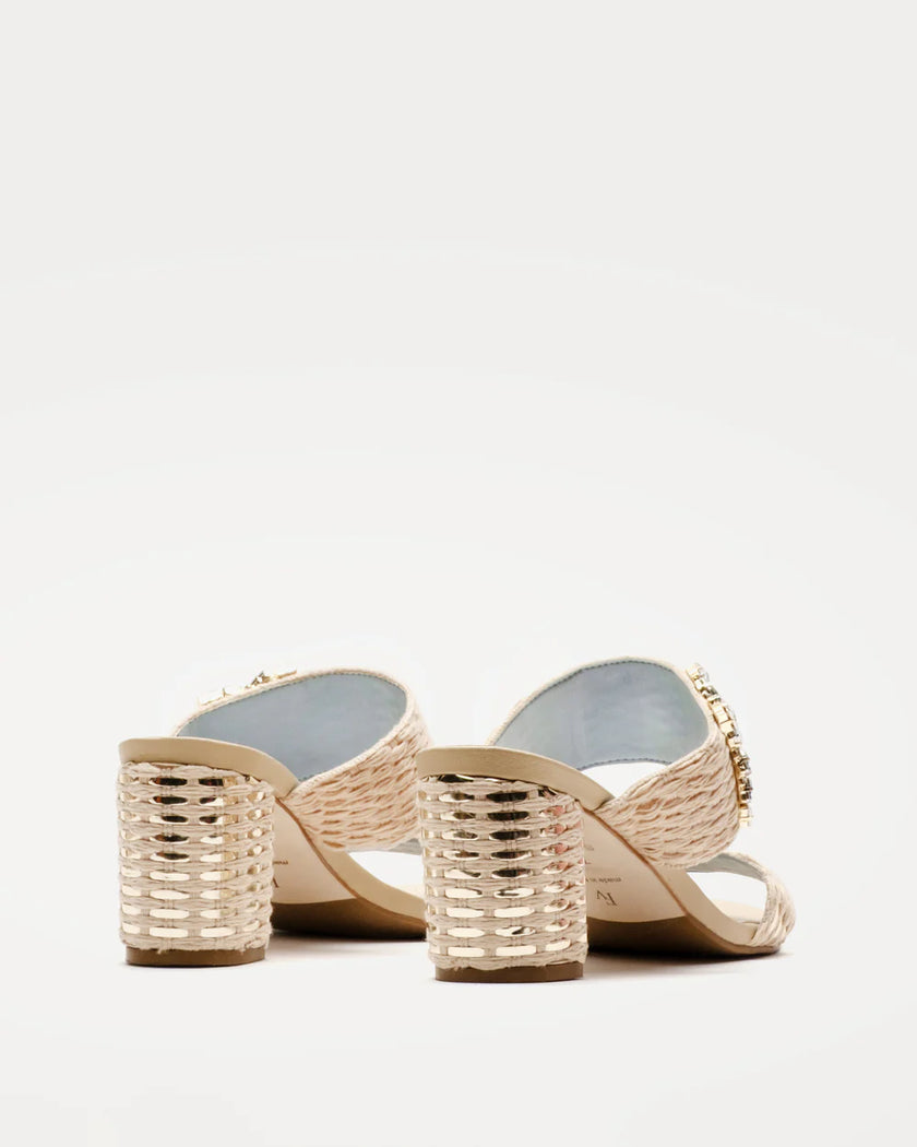 BETTY RAFFIA HEEL