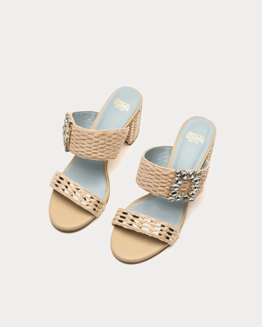 BETTY RAFFIA HEEL
