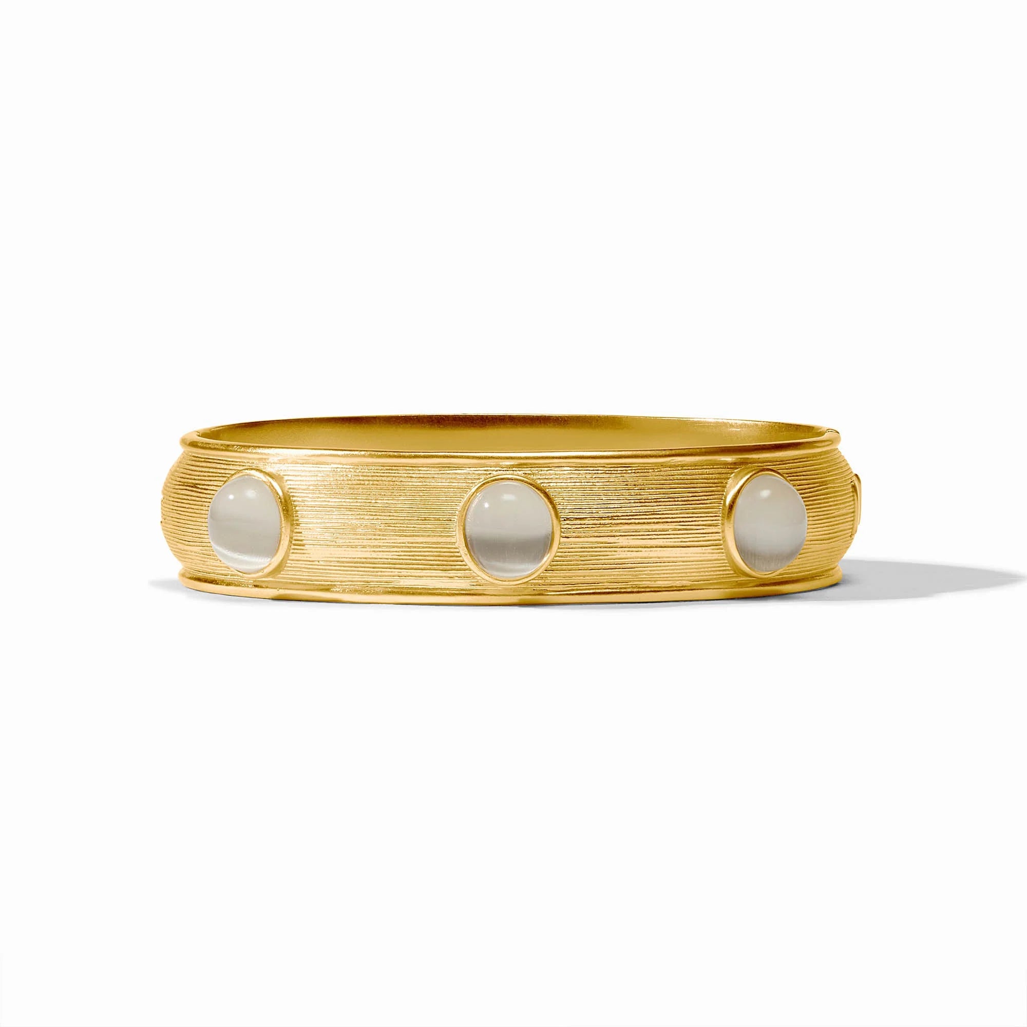 COBBLESTONE STONE HINGE BANGLE