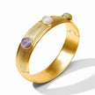 COBBLESTONE STONE HINGE BANGLE