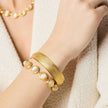 COBBLESTONE HINGE BANGLE