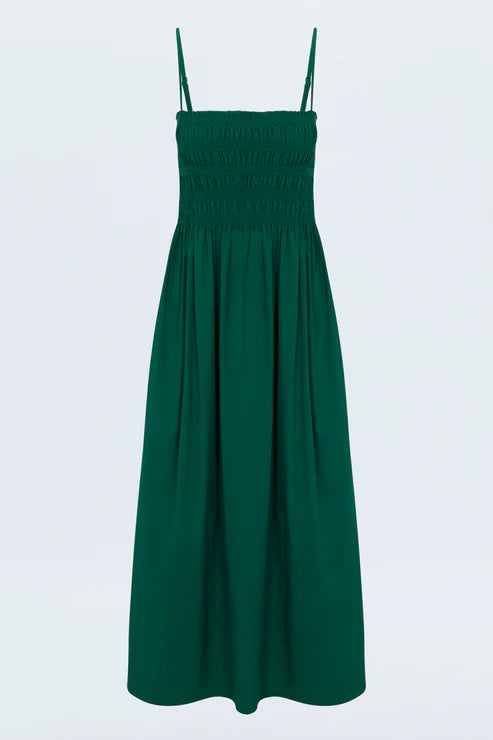 BIANCA SHIRRED BODICE DRESS