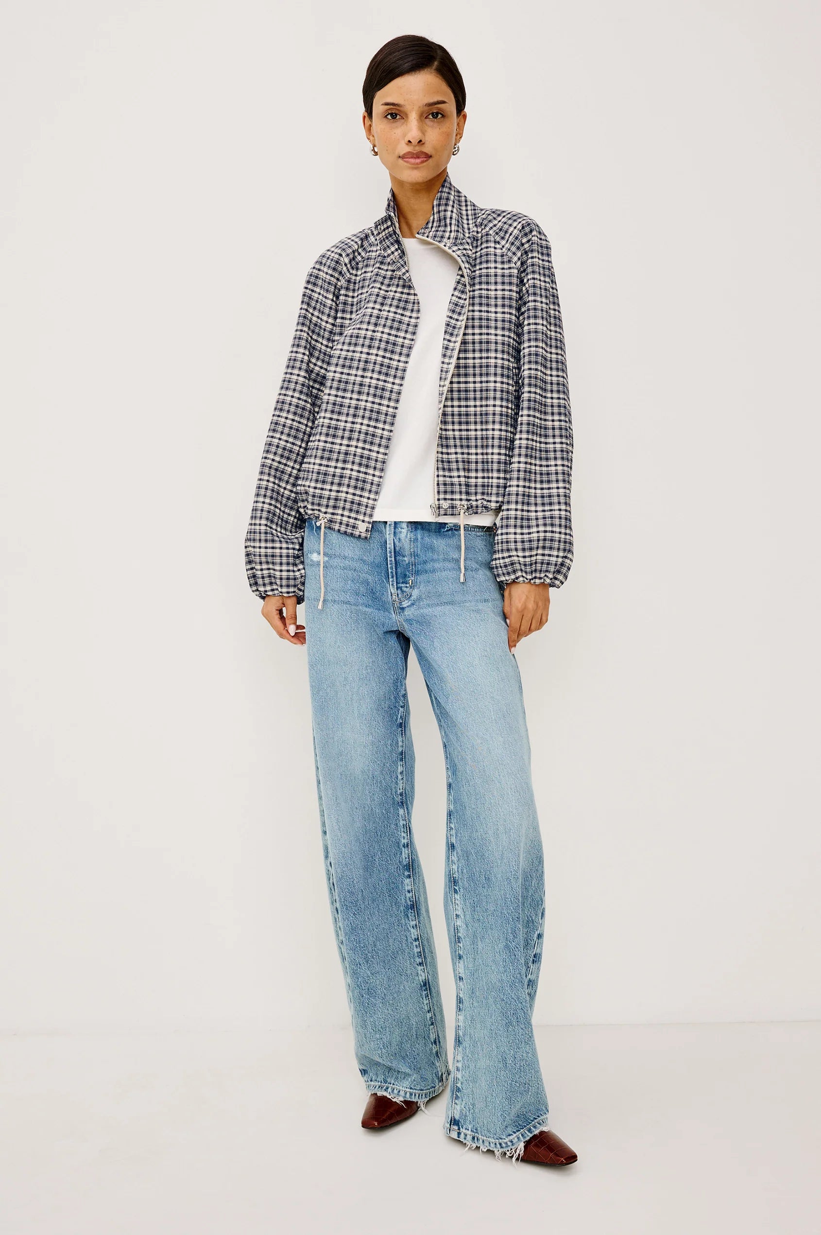 BLAKE JACKET IN MINI CHECK
