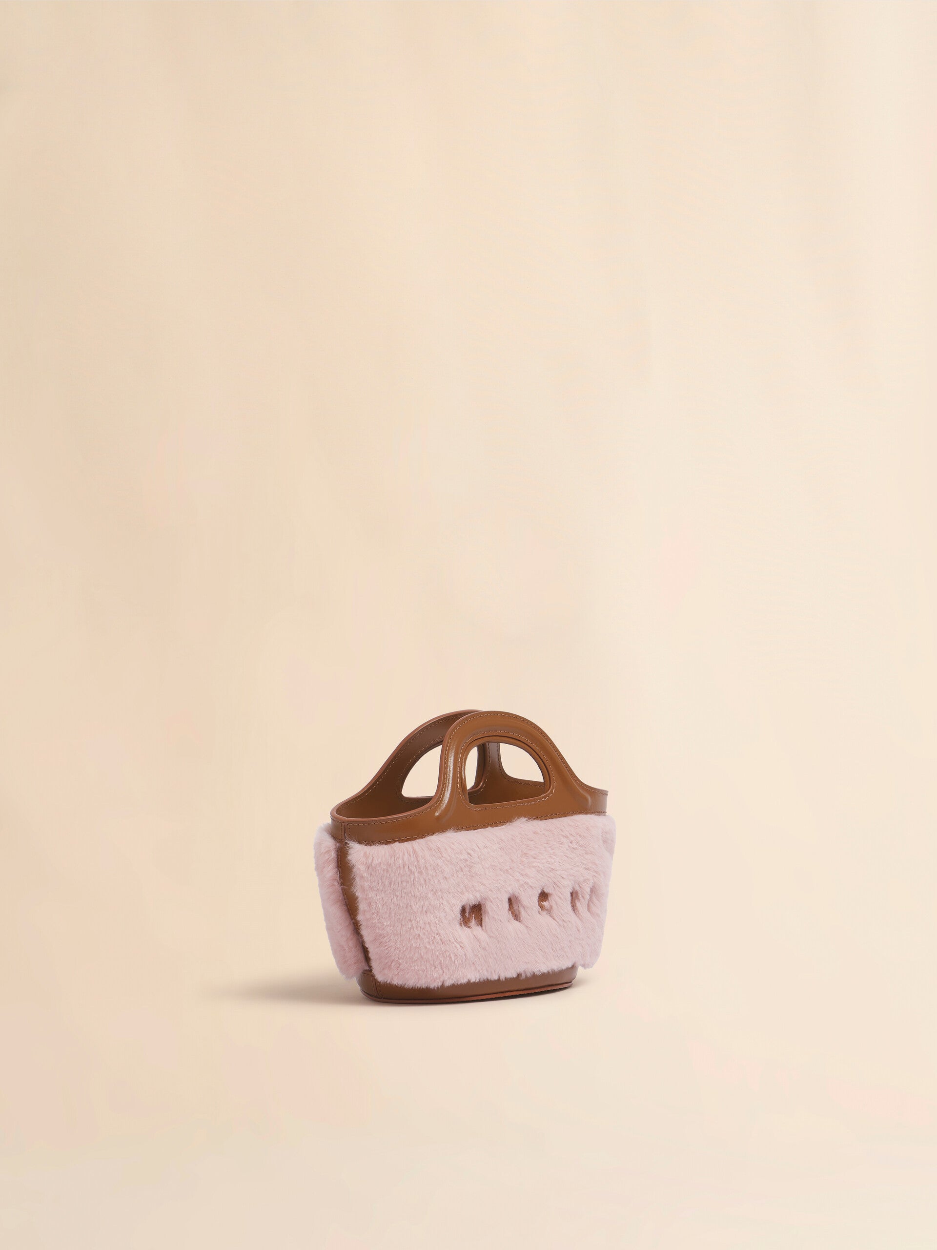 TROPICALIA MICRO BAG WITH FAUX FUR TRIM