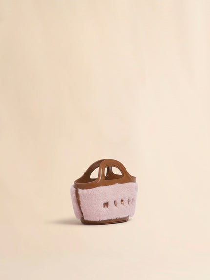 TROPICALIA MICRO BAG WITH FAUX FUR TRIM