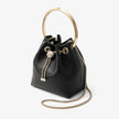 BON BON BUCKET BAG WITH PEARL CLOSURE