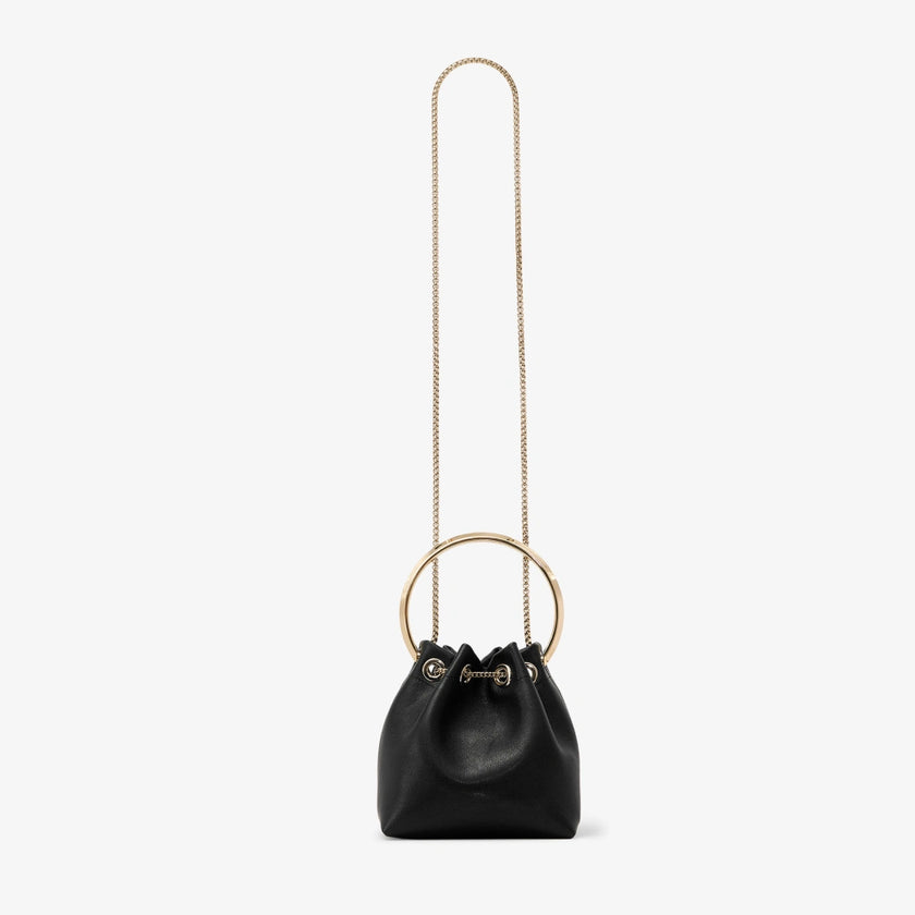 BON BON BUCKET BAG WITH PEARL CLOSURE