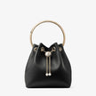 BON BON BUCKET BAG WITH PEARL CLOSURE
