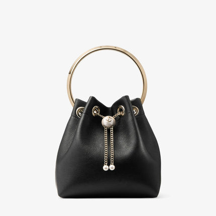 BON BON BUCKET BAG WITH PEARL CLOSURE