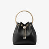 BON BON BUCKET BAG WITH PEARL CLOSURE