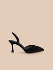 BOWERY MESH SLINGBACK PUMP