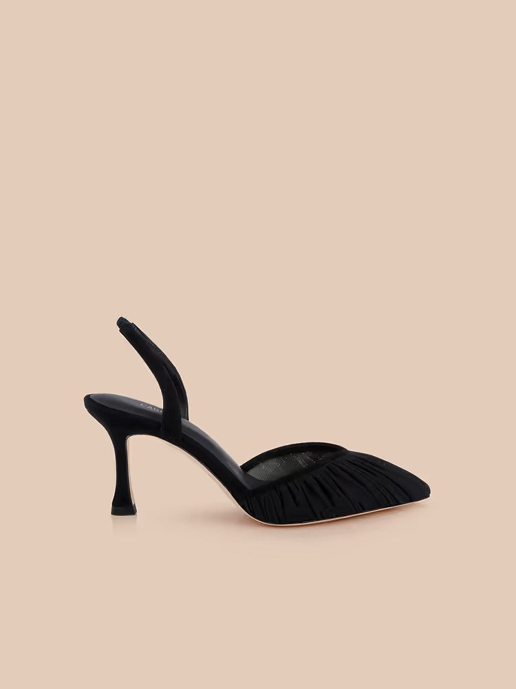 BOWERY MESH SLINGBACK PUMP