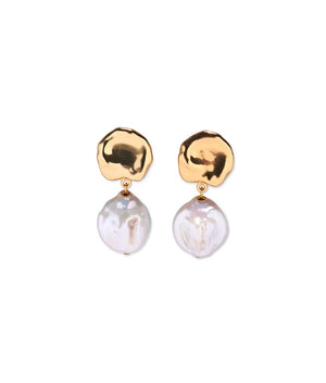 COIN REFLECTION EARRINGS IN CLIP ON