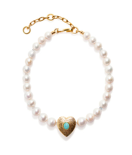 GEMINI COLLAR IN PEARL