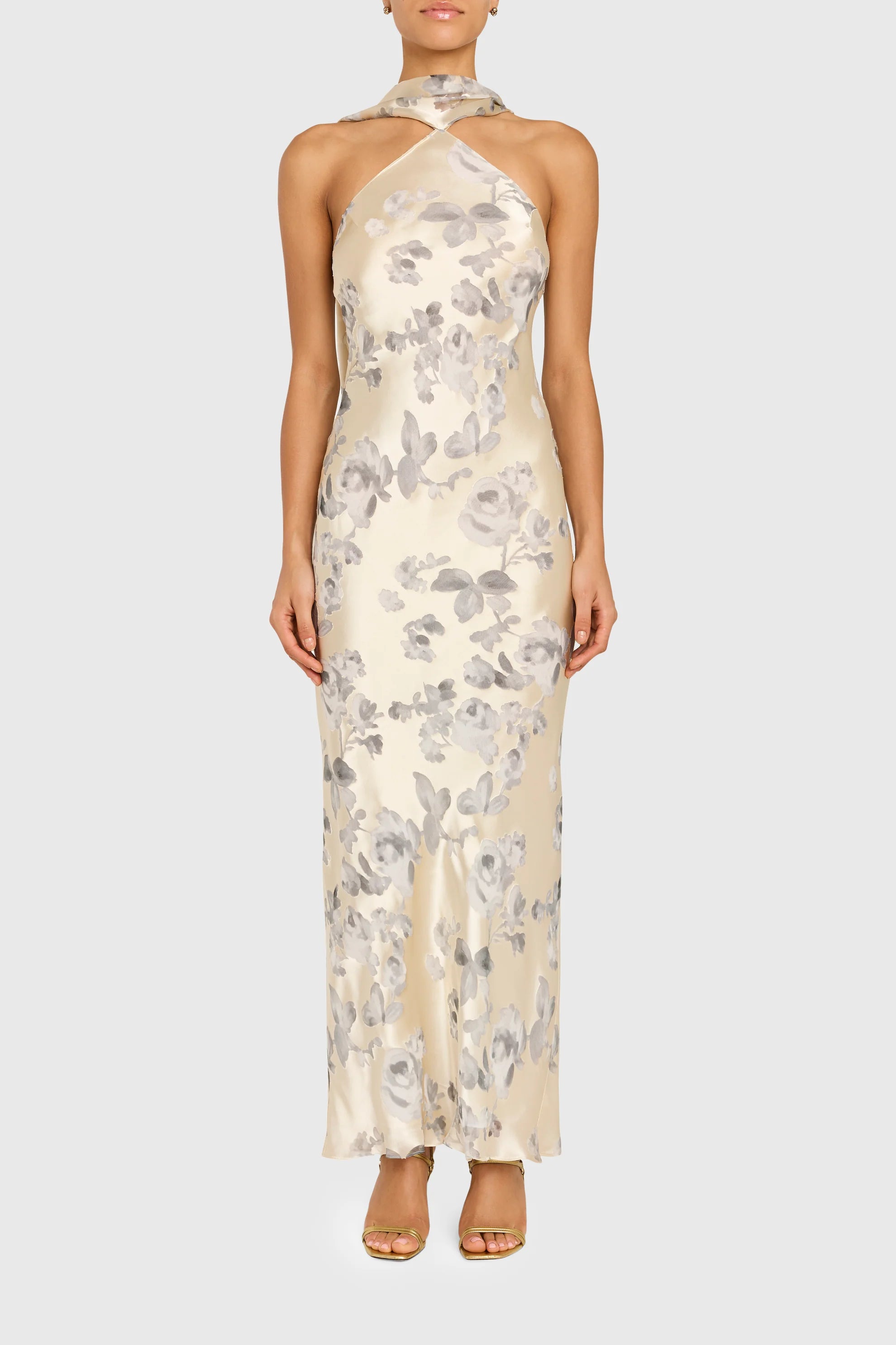 ASHTON MAXI IN SNOW PETAL