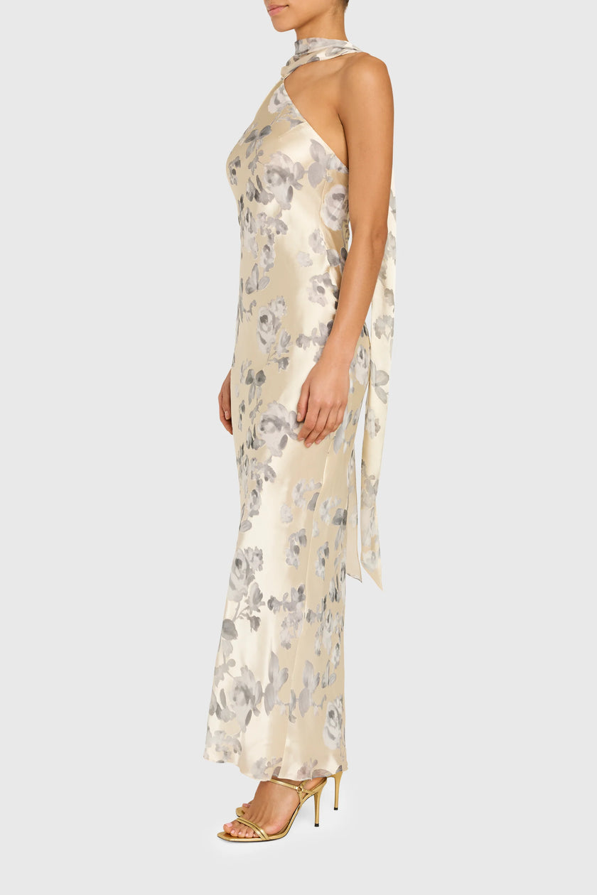 ASHTON MAXI IN SNOW PETAL