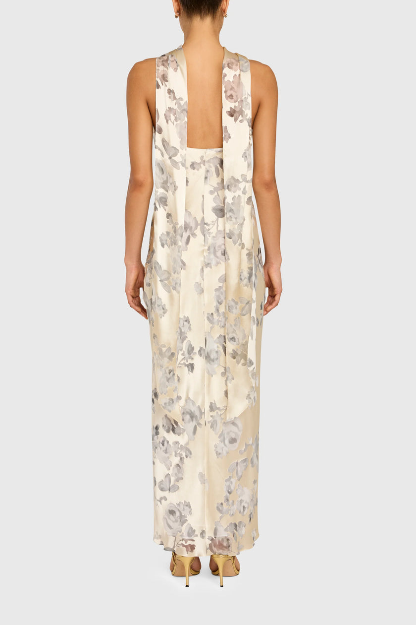 ASHTON MAXI IN SNOW PETAL