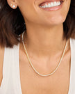 NOT YOUR BASIC TENNIS NECKLACE 2 MM 18 INCH