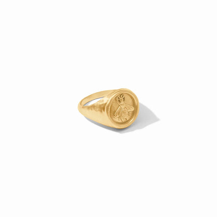 BEE SIGNET RING SZ 8