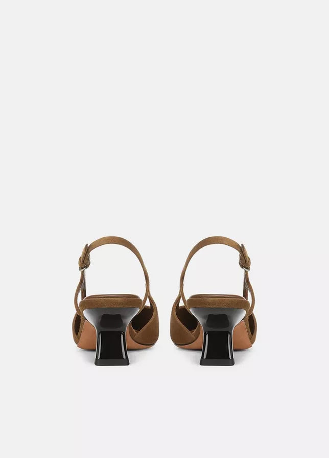 BIANCA SUEDE SLINGBACK HEEL