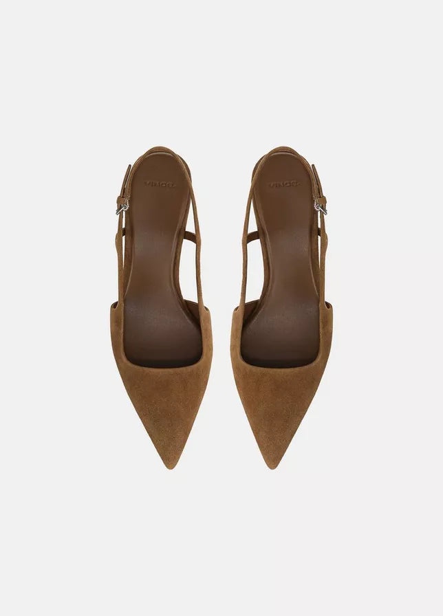 BIANCA SUEDE SLINGBACK HEEL