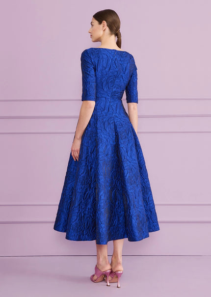 BOGNA5 MIDI DRESS UN ENZION BLUE