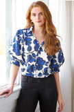 BOMBA SHIRT NAVY ROSES