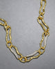 SOLANALES GOLD CURVED LINK NECKLACE