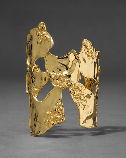 BRUT GOLD REEF CUFF BRACELET