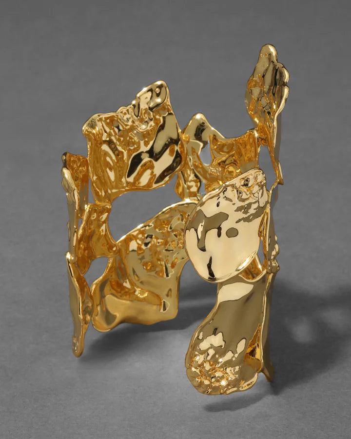 BRUT GOLD REEF CUFF BRACELET