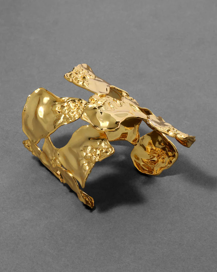 BRUT GOLD REEF CUFF BRACELET