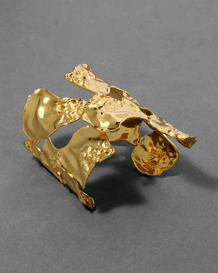 BRUT GOLD REEF CUFF BRACELET