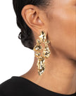 BRUT GOLD MOSAIC EARRING