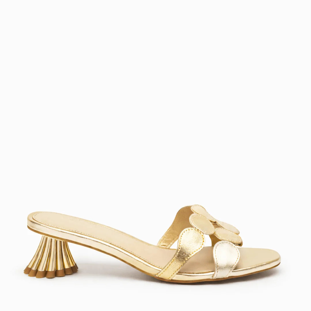 BUNNY KITTEN HEEL SLIDE