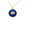 BEJEWELED LAPIS AND MORGANITE NECKLACE