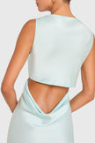 ROSLYN GOWN IN CELEDON