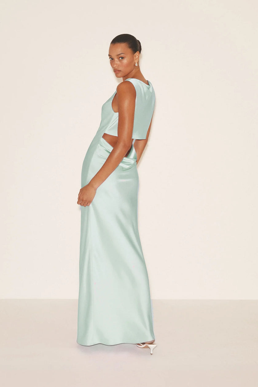 ROSLYN GOWN IN CELEDON