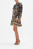 DROP SLEEVE SHIRT DRESS