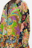 TIERED SHIRT DRESS