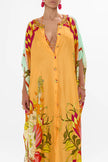 BUTTON THROUGH BATWING KAFTAN