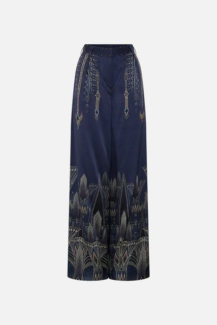 WIDE LEG WAISTED PANT