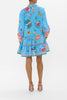 LONG SLEEVE TIERED SHORT DRESS