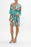 SHORT WAISTED DRESS