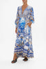 LONG BUTTON FRONT DRESS