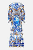 LONG BUTTON FRONT DRESS