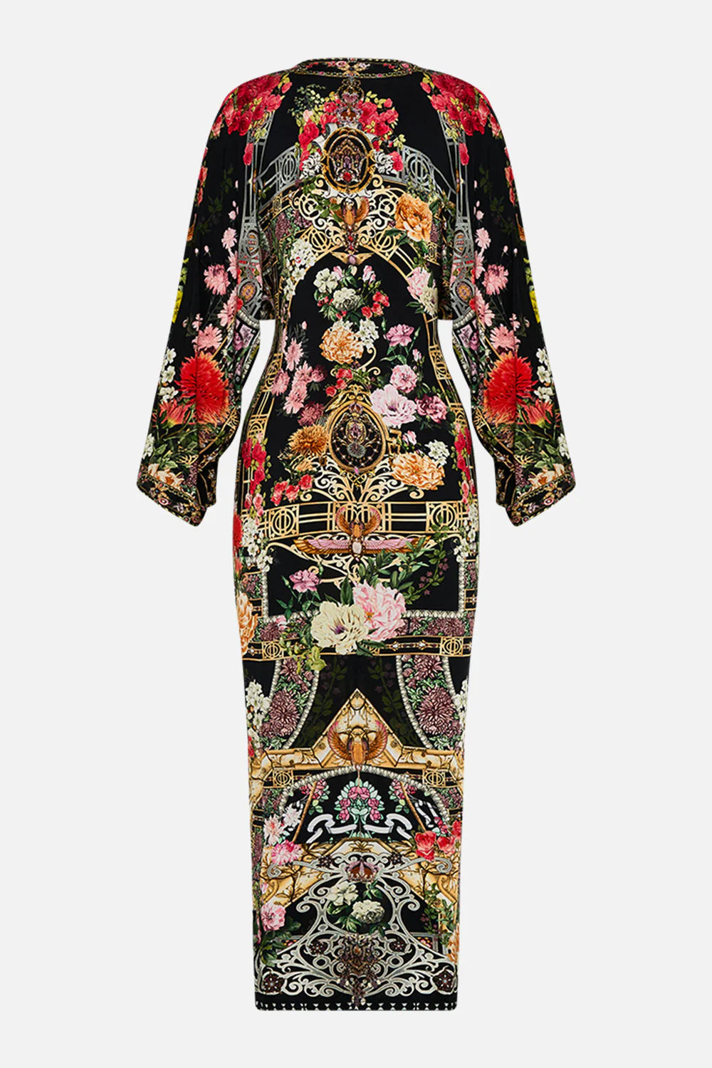 LONG SPLIT FRONT TWIST DRESS