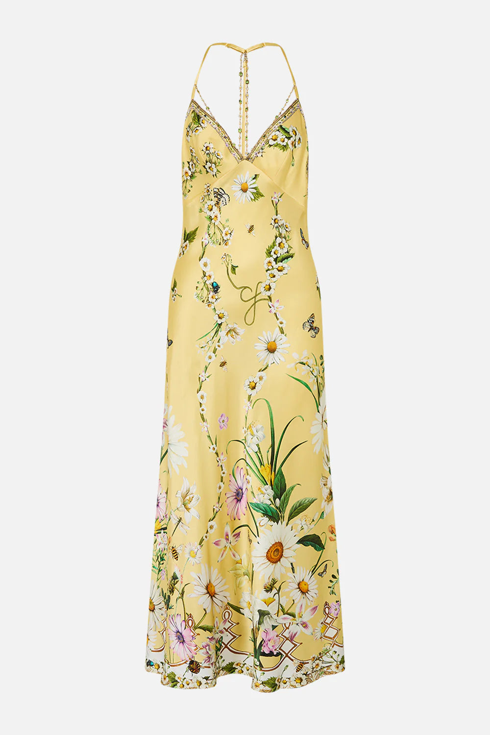 CHAIN DETAIL SLIP DRESS